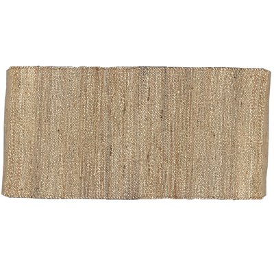 Tapis rectangulaire tressé en jute 70x140cm WADIGA