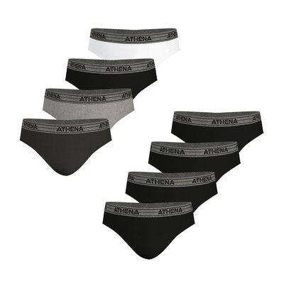 Maxi Lot De 8 Slips Basic Coton ATHENA