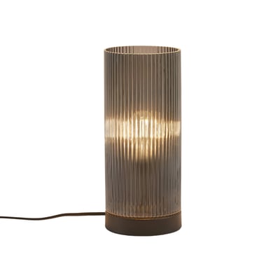Lampe à poser verre design fumé - LIANTHA KOSILUM