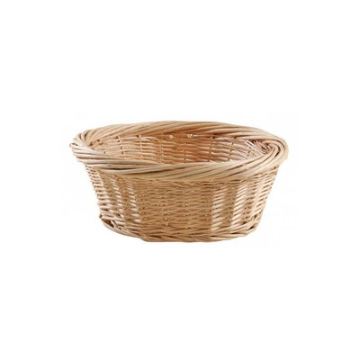 Corbeille ronde en osier blanc 37 cm AUBRY GASPARD