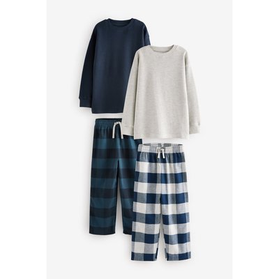 Pyjama tissé manches longues , lot de 2 NEXT
