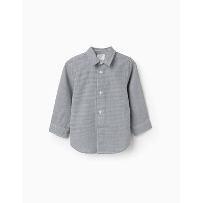Chemise à manches longues à motif Vichy ZIPPY