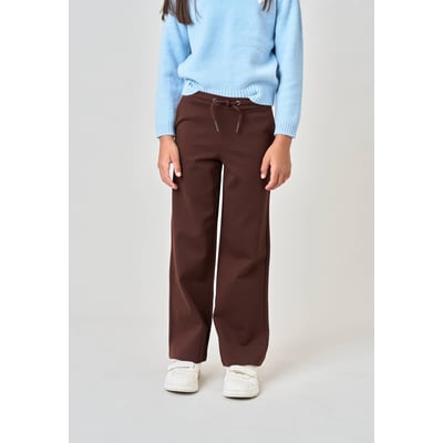 Pantalon large fille en maille interlock NOA DEELUXE