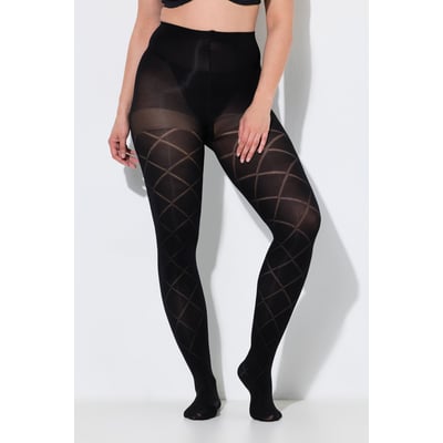 Collants avec motif losanges, opaques ULLA POPKEN