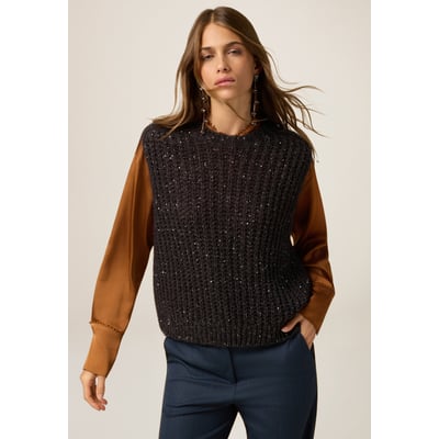 Gilet à paillettes OLTRE