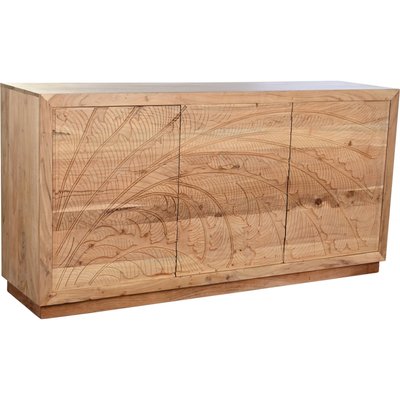 Buffet en acacia motif palmier Tropical RECOLLECTION