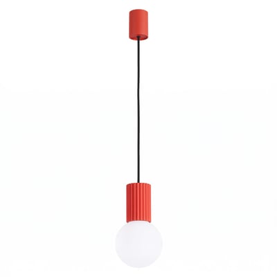 Suspension Aluminium Rouge G9 1 Halo EDEN