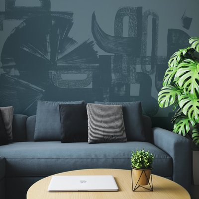 Papier peint panoramique ArtyP, Gris 225 x 250cm ACTE DECO
