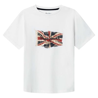 T-Shirt Union Jack Coupe Regular PEPE JEANS