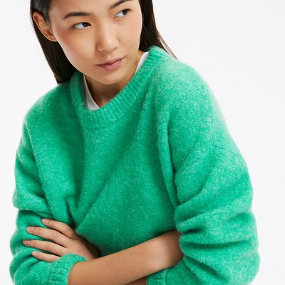 Trui in mixed wol en alpaca, Signature IGNACE LA REDOUTE COLLECTIONS