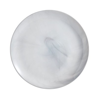 6 assiettes plates Diwali Marble grises 25cm - Luminarc LUMINARC