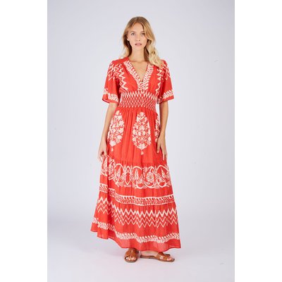 Vestido largo POINTILLE DERHY