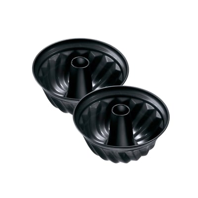 Lot de 2 moules à gâteaux 25/25/11,5 cm Black mettallic Black ZENKER
