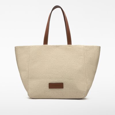 Maxi-sac cabas texture raphia ADOLFO DOMINGUEZ