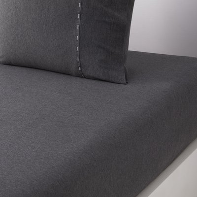Drap housse en coton modal gris, BOSS SENSE BOSS HOME