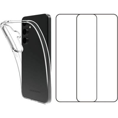Pack Samsung S25+ Coque + verre trempé ESSENTIEL B