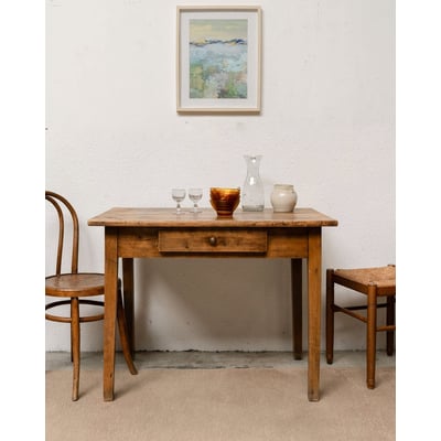 Table à manger en bois Romy N°1406 - Bon état DEBONGOUT