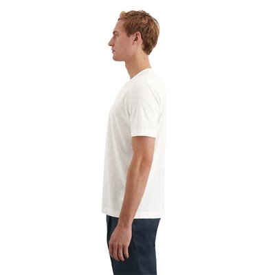 T-shirt Henley regular en jersey slub doux MARC O'POLO
