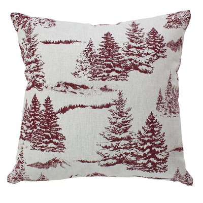 Coussin décoratif déhoussable style montagne HOME MAISON