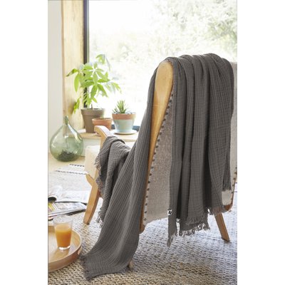 Plaid quadruple gaze de coton Gaia EDEN