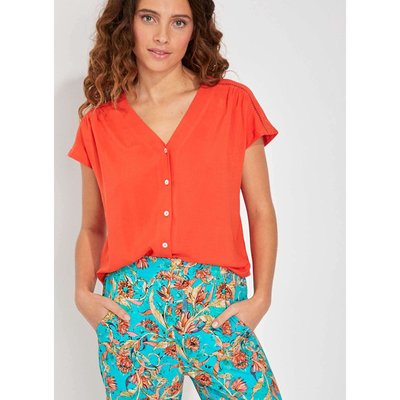 Blouse fluide col v ecovero VALERIA LA FIANCÉE