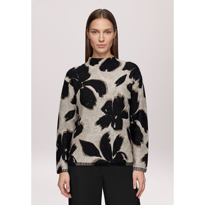 Pull-over en maille à col droit BETTY BARCLAY