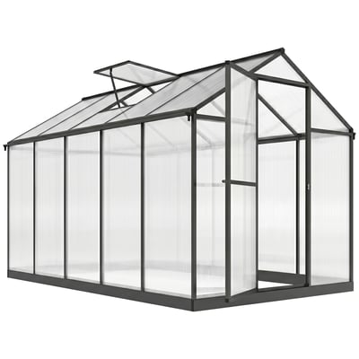 Serre Aluminium Transparent OUTSUNNY
