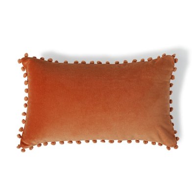Housse de coussin velours de coton VELVET FEBRONIE