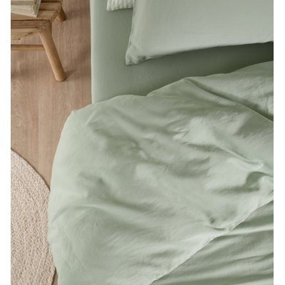 Housse de Couette 1 personne SATIN DE COTON BIO LAVÉ KADOLIS