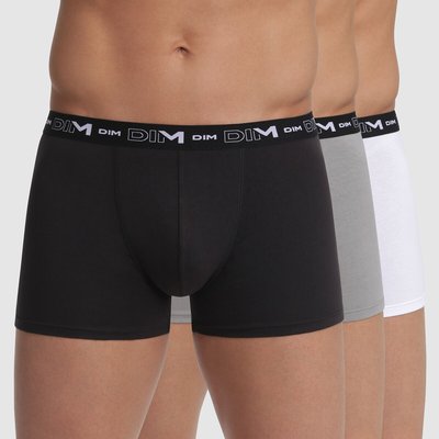Lote de 3 boxers, Coton Stretch DIM