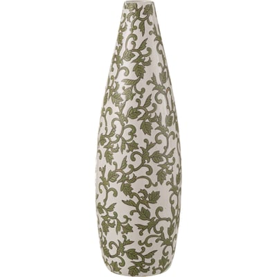 Vase en porcelaine à motif végétal RECOLLECTION
