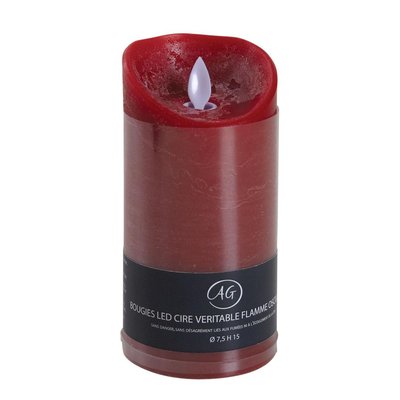 Grande bougie à LED parfumée Fruits Rouges Grand modèle AUBRY GASPARD