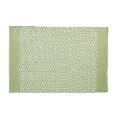 Recycled Woven Trellis Pattern Rug HUG RUG WOVEN