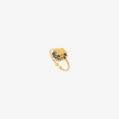 Bague seven noire CAROLINE NAJMAN