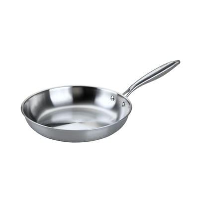 Poêle 28 cm en inox 18/10 Triply VITA3 FACKELMANN