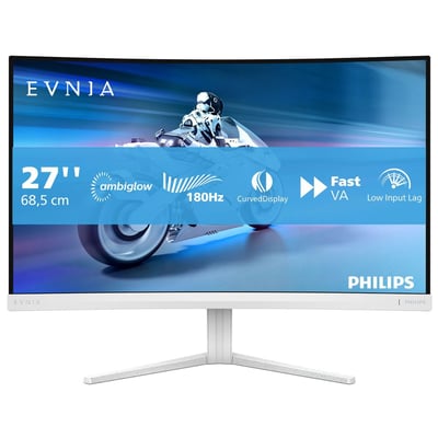 Ecran PC Gamer Evnia 27M2C5201L 27" Incurvé Full HD 180Hz Rapid VA HDR10 Ambiglow PHILIPS