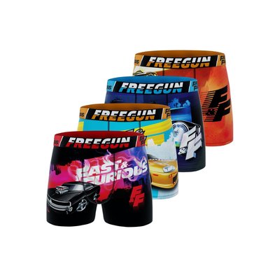 Lot De 4 Boxers Fast And Furious FREEGUN