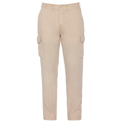 Pantalon cargo en lin SCHOTT
