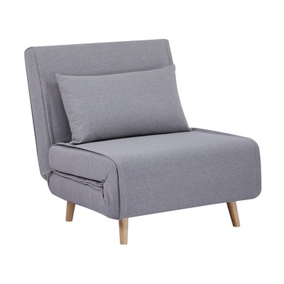 Chauffeuse convertible tissu piétement bois 1 place GUEST SWEEEK