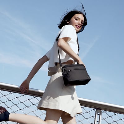 Sac bandoulière compact avec protection RFID HEDGREN