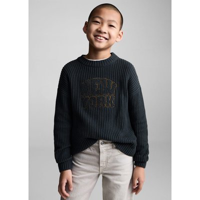 Pull-over maille message MANGO KIDS