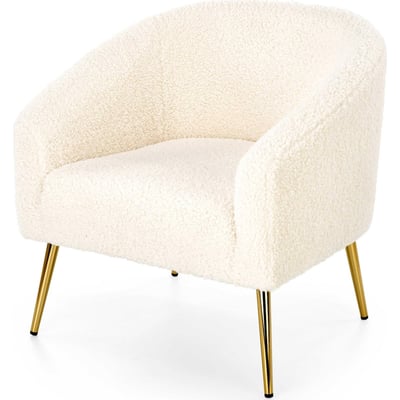 Fauteuil cosy tissu bouclé, Collection SATERSE RECOLLECTION