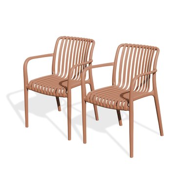 Lot de 2 fauteuils en Polypropylène TIAGO CITY GARDEN