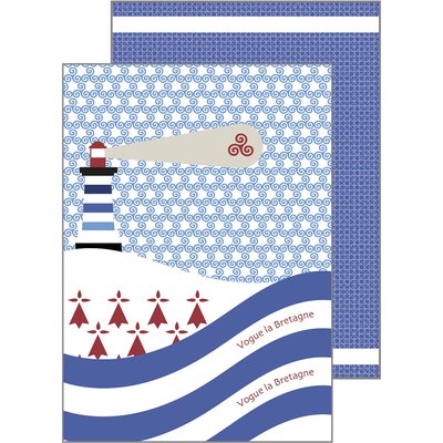 Torchons coton, Bretagne C DESIGN HOME TEXTILE
