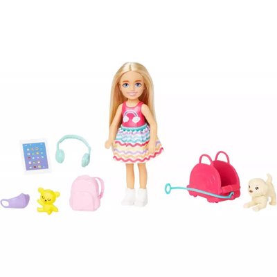 Barbie Poupée mannequin Refreshed Travel Chelsea MATTEL