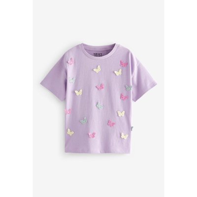 T-shirt papillon au crochet à manches courtes NEXT