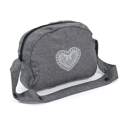 Sac à langer pour poussettes de poupées Jean gris BAYER CHIC 2000