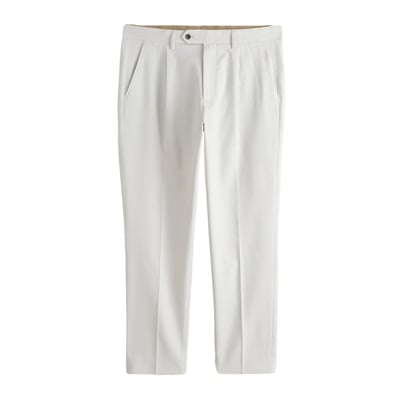 Pantalon chino habillé en coton texturé NEXT