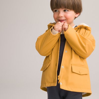 Impermeable con capucha y forro de pelo sintético LA REDOUTE COLLECTIONS