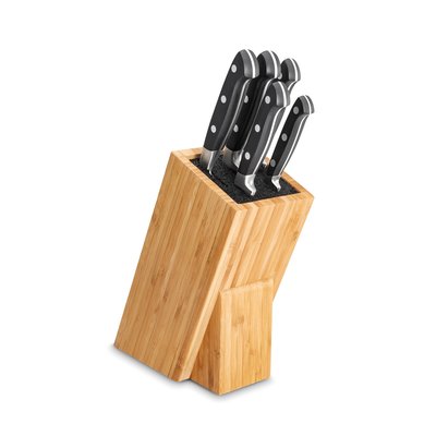 Bloc en bois de 5 couteaux forgé    -GEORGES TARRERIAS BONJEAN